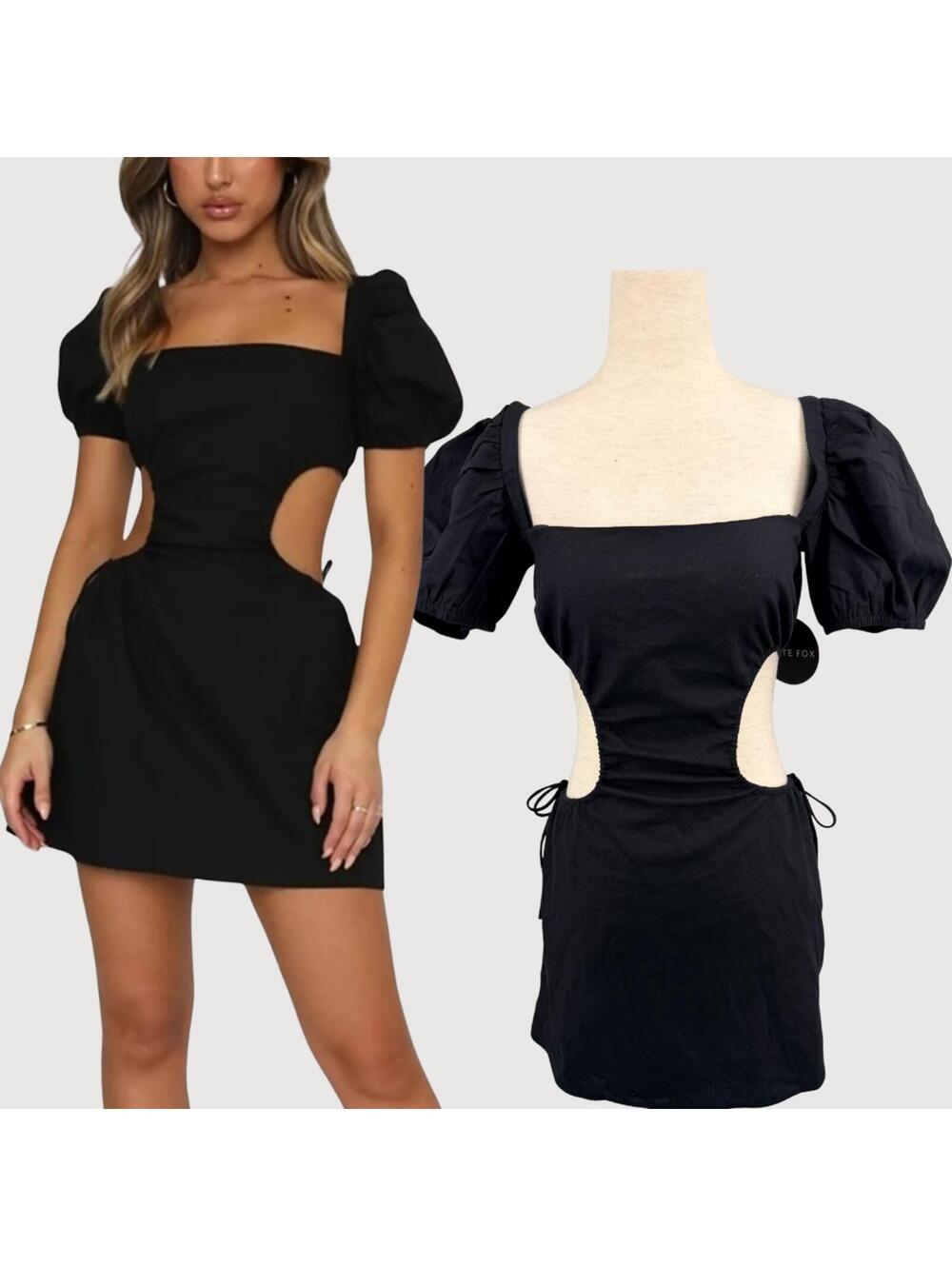 NWT White Fox Different Girl Cutout Mini Dress XS